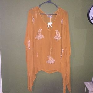 Orange World Market Top